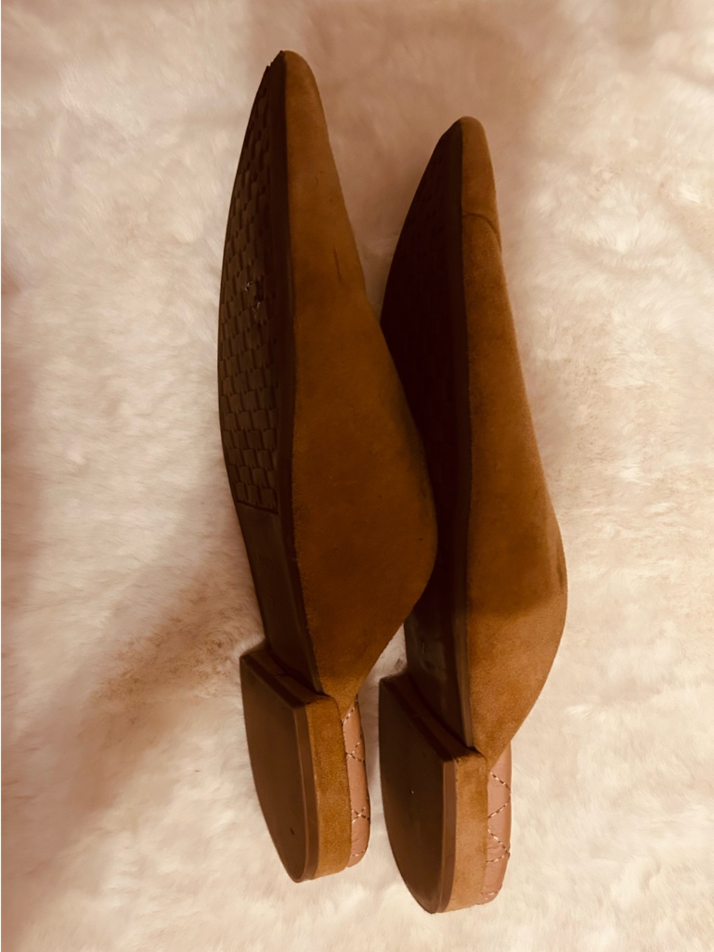 Birdies The Swan suede mules in the Golden Oak color Size 7 - Picture 7 of 14